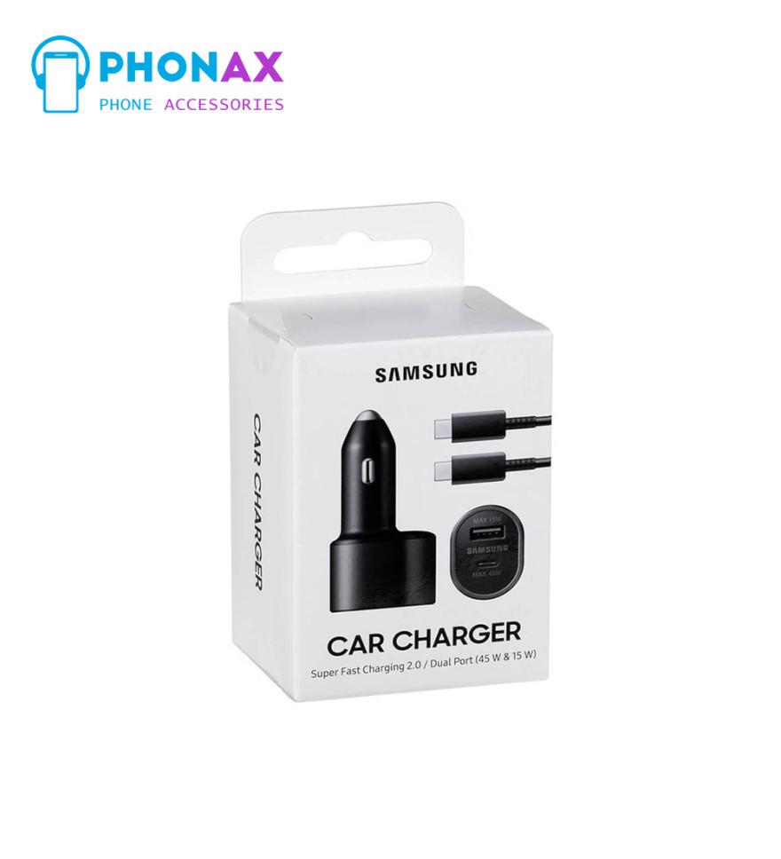 تصویرشارژر فندکی سوپرفست شارژ سامسونگ EP-L5300 45W/15W با کابل Type-C