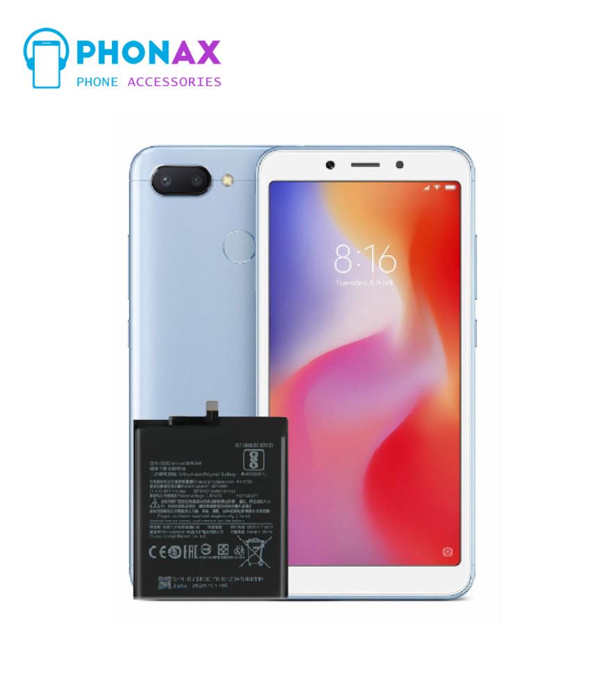 تصویرباتری شیائومی Redmi 6 مدل BN37 با یکسال گارانتی و ضمانت تعویض (حتی بادکردگی)