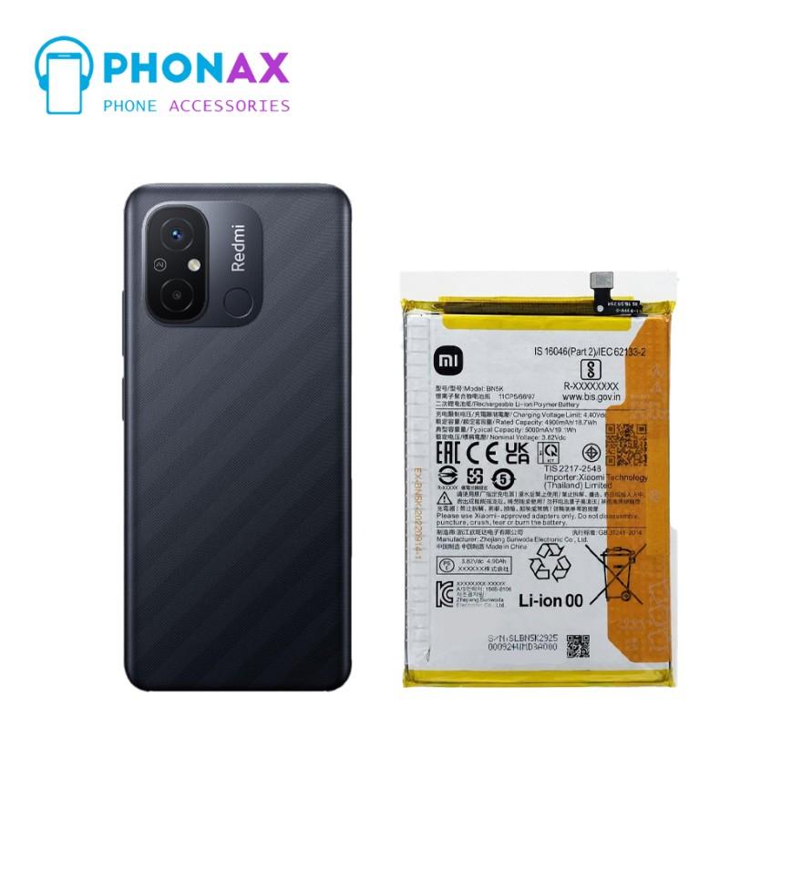 تصویرباتری اورجینال شیائومی Redmi 12C مدل BN5K با یکسال گارانتی و ضمانت تعویض (حتی بادکردگی)