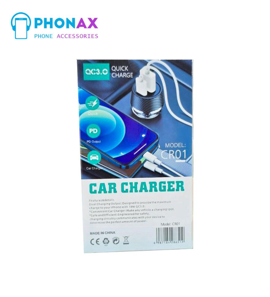 تصویرشارژر فندکی وای فان  CAR CHARGER CRO 01