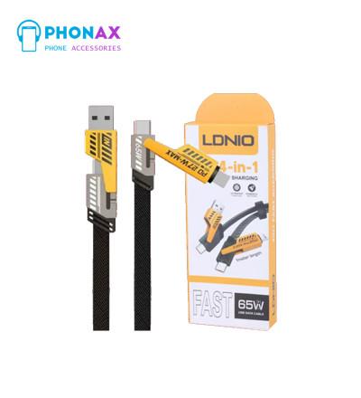 كابل ۱متر Type_C 4  IN 1 برند LDNIO