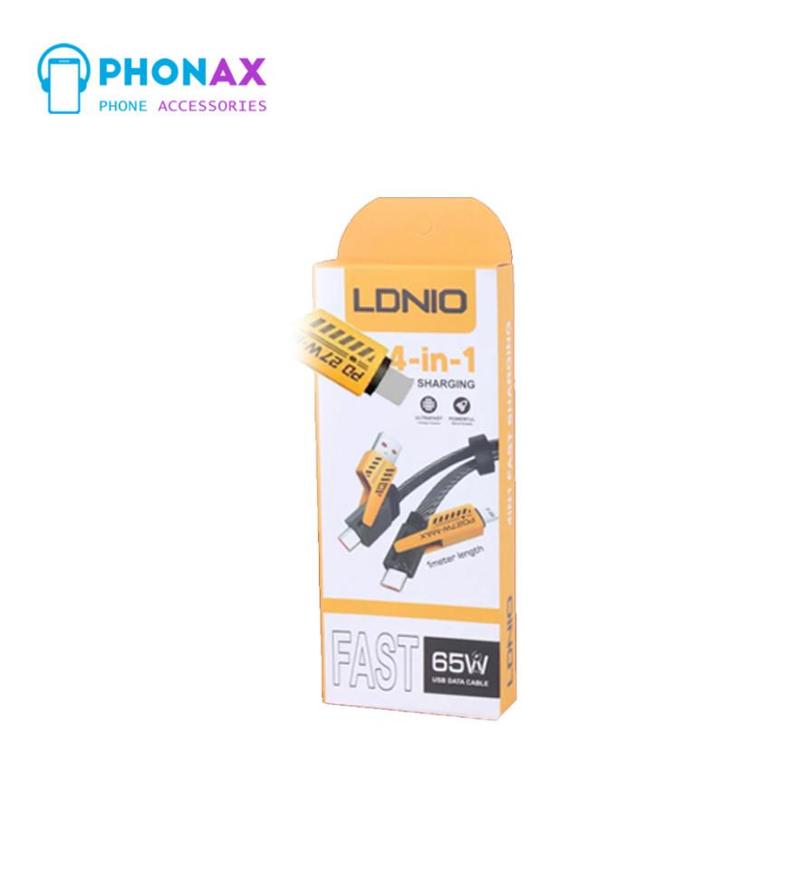 تصویركابل ۱متر Type_C 4  IN 1 برند LDNIO