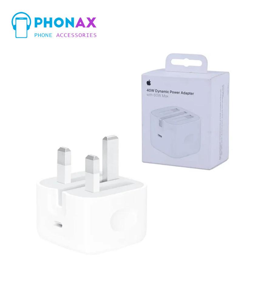 تصویرشارژر اورجینال   (با تایید دستگاه JC) 40W اپل (12پین) مدل B/A با 3 ماه گارانتی