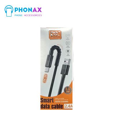 كابل اورجينال کنفی DATA CABLE KING تایپ سی مدل DK-34