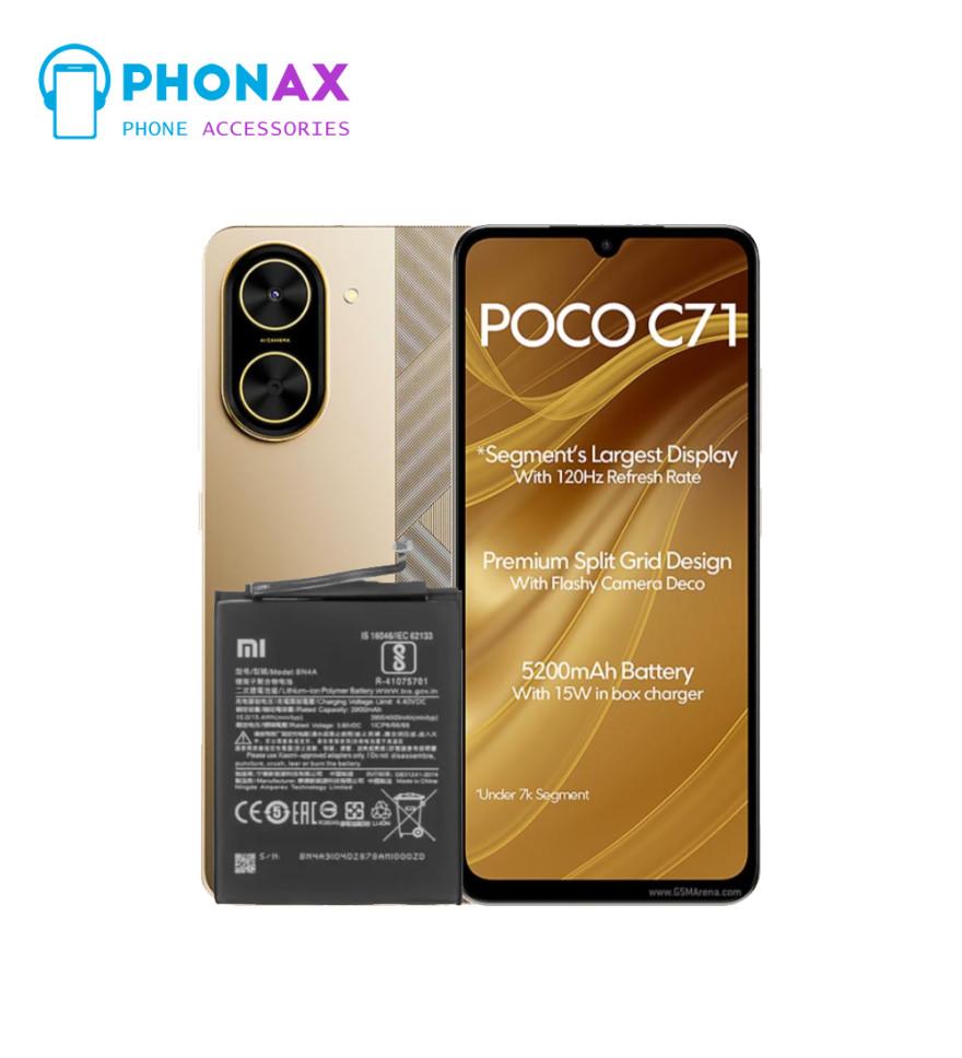 تصویرباتری اورجینال شیائومی Xiaomi Poco C71 با 12 ماه گارانتی