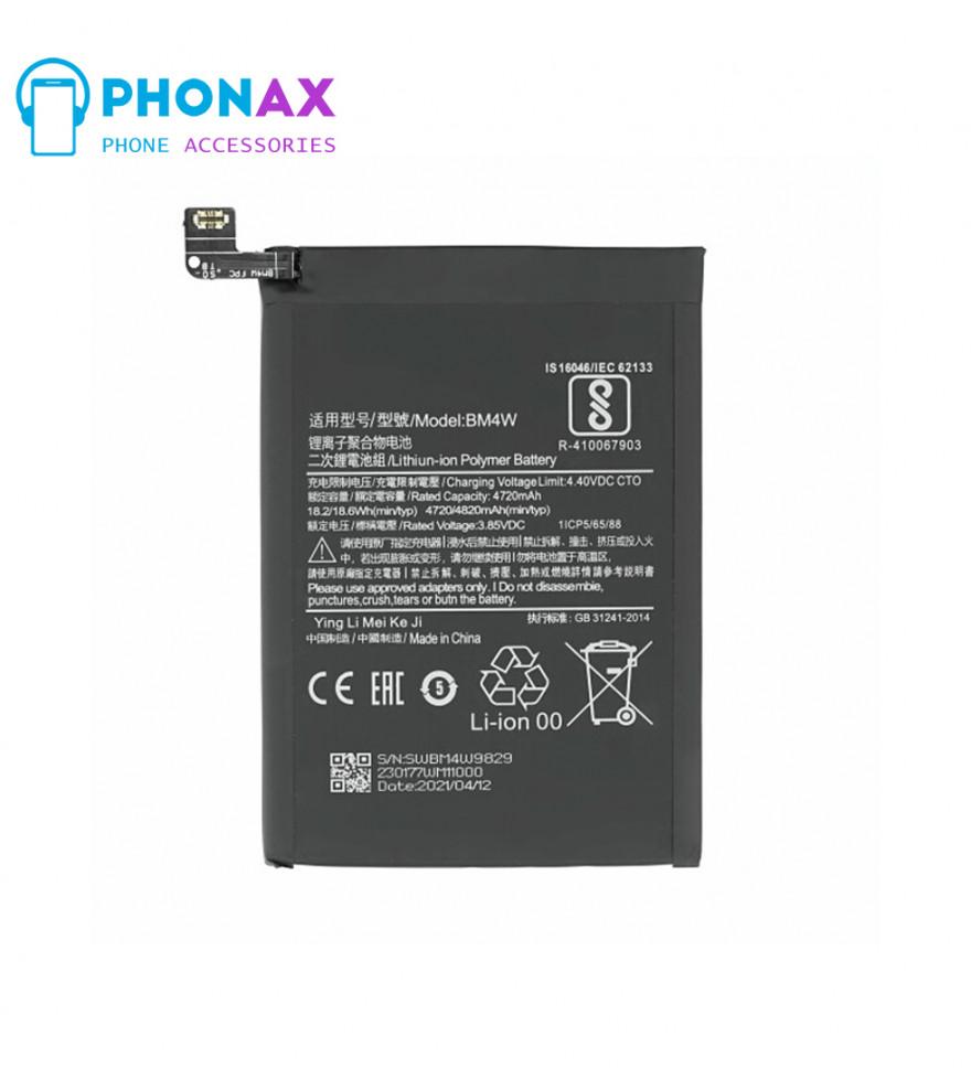 تصویرباتری اورجینال شیائومی Mi 10T Lite مدل BM4W با یکسال گارانتی و ضمانت تعویض (حتی بادکردگی)