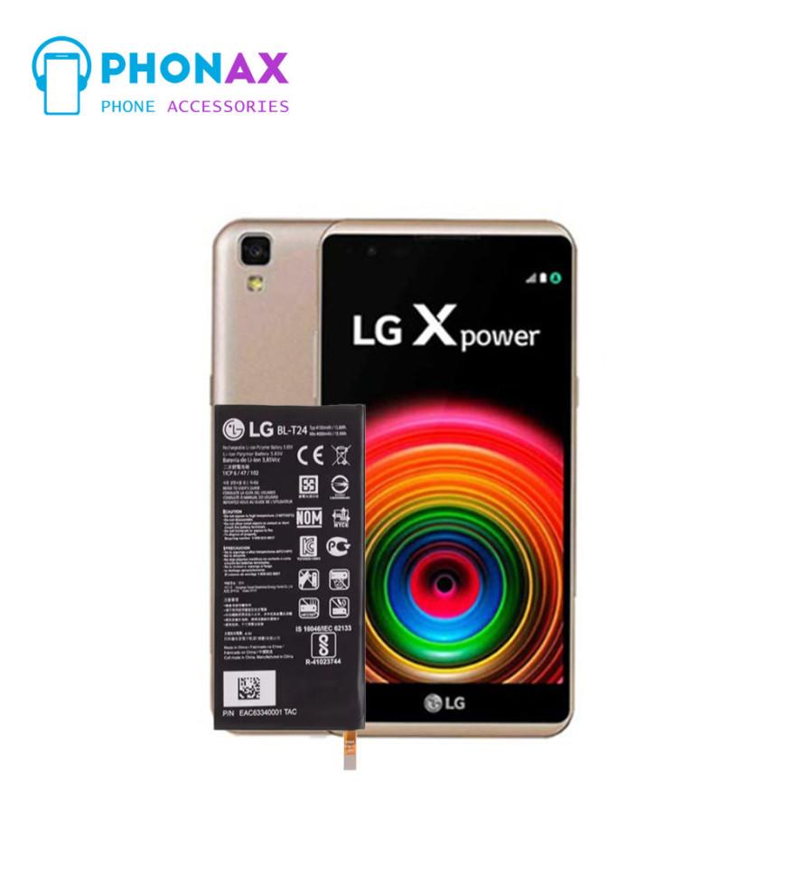 تصویرباتری اورجینال ال جی BL-T24 X Power با یکسال ضمانت تعویض (حتی بادکردگی)