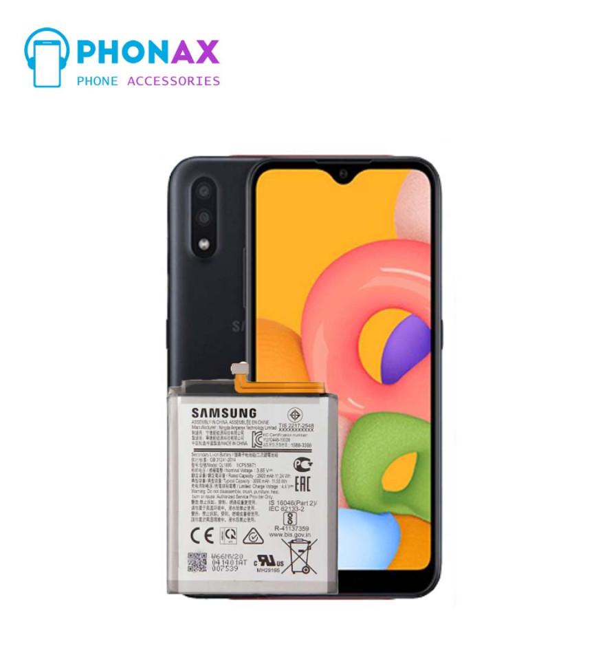تصویرباتری سامسونگ Galaxy A01 ظرفیت ۳۰۰۰ میلی آمپر با 12 ماه گارانتی