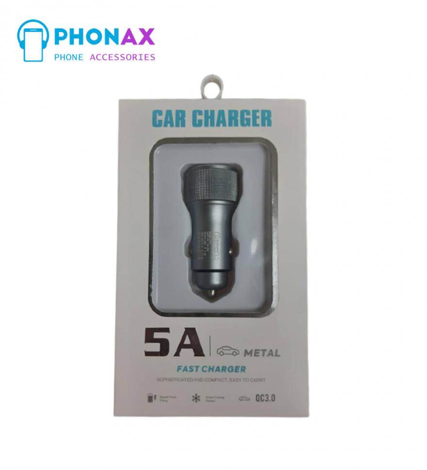 تصویرشارژر فندکی Fast 5A metal