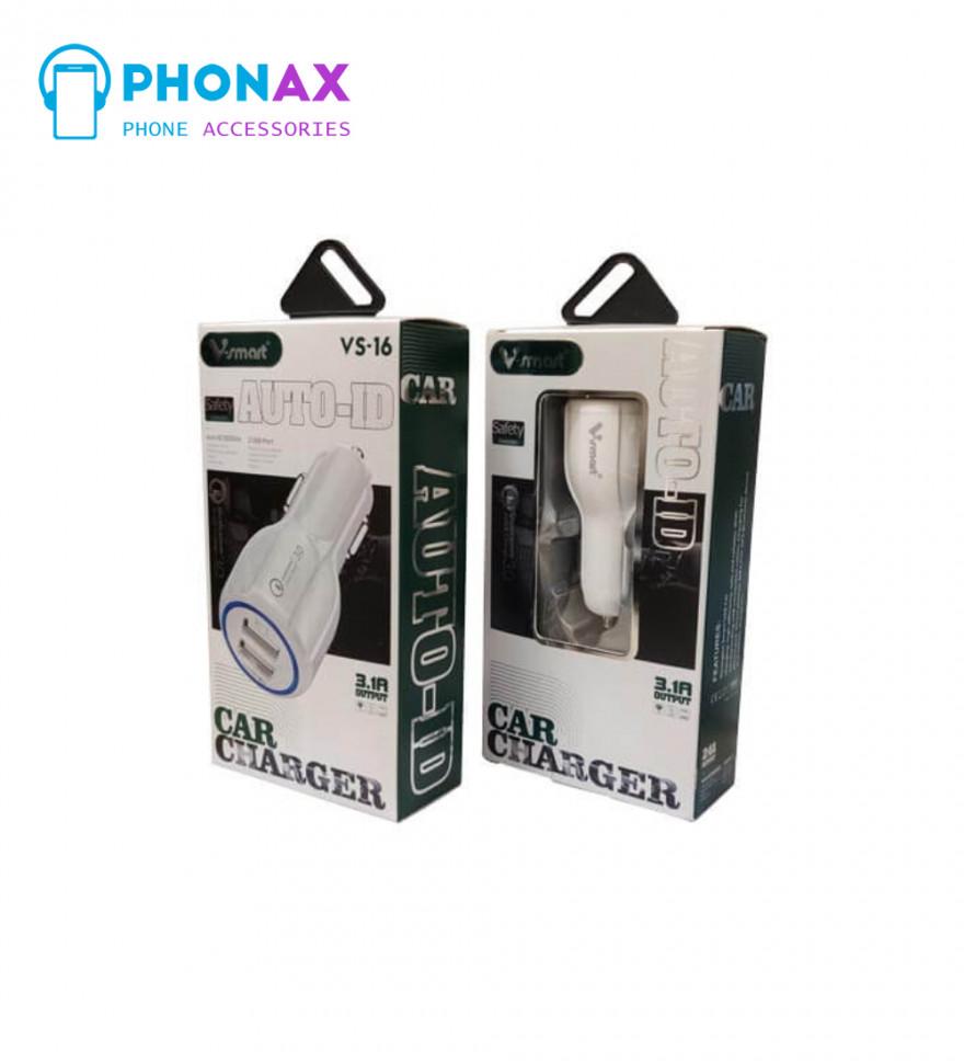 تصویرشارژر فندکی فست شارژ   Vsmart VS-16 QC 3.0