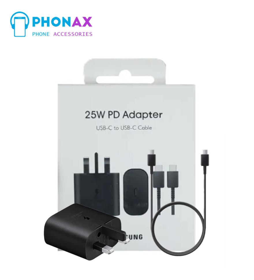 تصویرشارژر  25W سامسونگ Super Fast مدل EP-TA800  ویتنام‌ به همراه کابل  با 6 ماه گارانتی تعویض