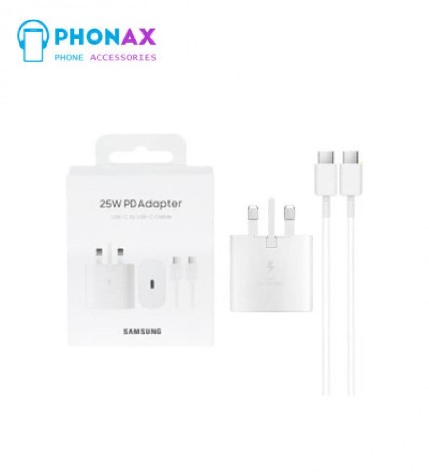 تصویرشارژر  25W سامسونگ Super Fast مدل EP-TA800  ویتنام‌ به همراه کابل  با 6 ماه گارانتی تعویض