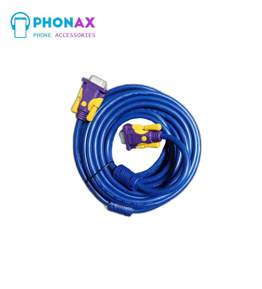 تصویرکابل VGA 3*9 گلد اسکار مدل 067 طول 10متر