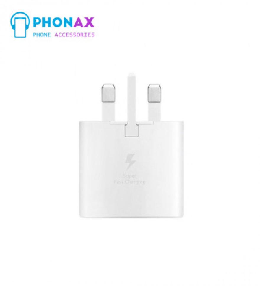تصویرشارژر اورجینال 25W  مدل EP-TA800 سامسونگ  Super Fast ویتنام یکسال گارانتی تعویض