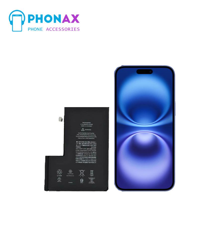 تصویرباتری اورجینال آیفون 16Plus با 12ماه گارانتی