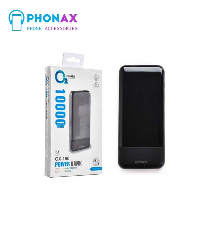 تصویرپاوربانک 10000 میلی آمپر اکسیژن مدل OX-160 LCD