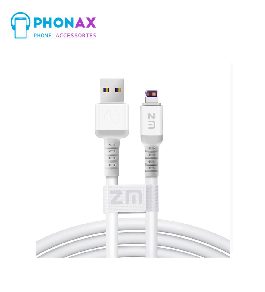 تصویركابل لایتنینگ برند ZM  مدل Soft Data Cable