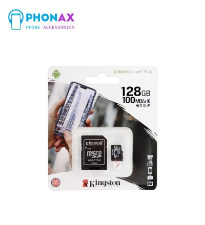کارت حافظه microSD کینگستون ظرفیت 128 گیگابایت با گارانتی مادام العمر