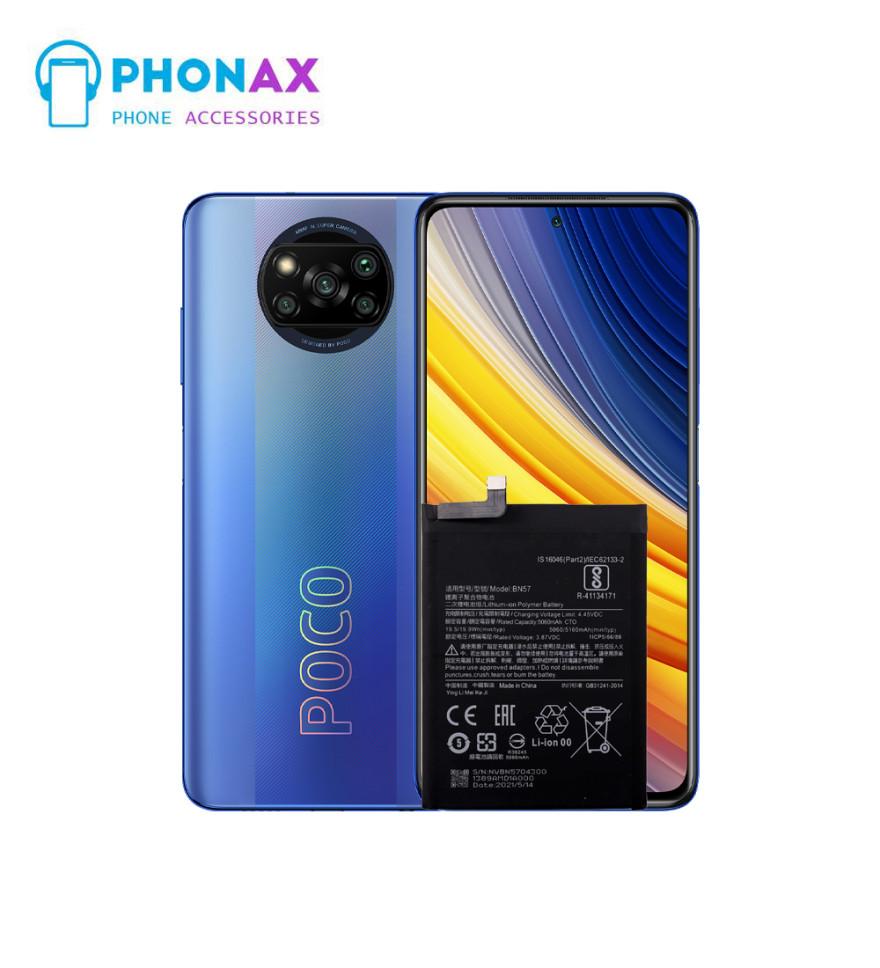 تصویرباتری شیائومی Poco X3 Pro مدل BN57 با یکسال گارانتی و ضمانت تعویض (حتی بادکردگی)