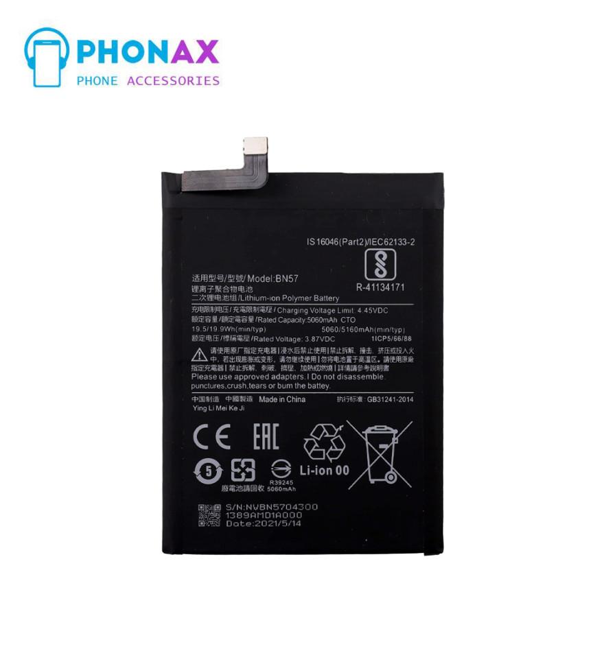 تصویرباتری شیائومی Poco X3 Pro مدل BN57 با یکسال گارانتی و ضمانت تعویض (حتی بادکردگی)