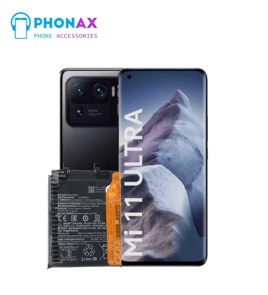 تصویرباتری گوشی شیائومی 11Ultra مدل BM55 با یکسال گارانتی تعویض (حتی بادکردگی)