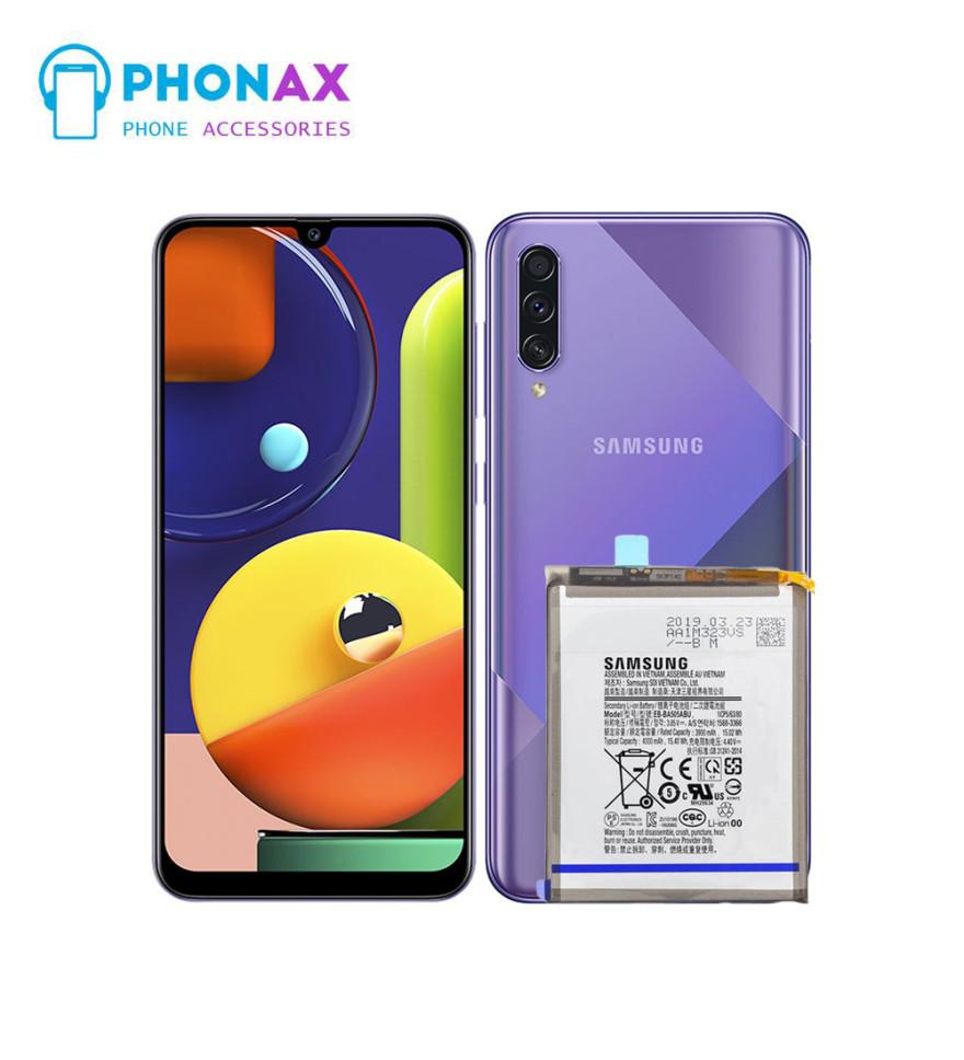 تصویرباتری اورجینال سامسونگ Galaxy A50s با 12 ماه گارانتی با یکسال گارانتی و ضمانت تعویض (حتی بادکردگی)