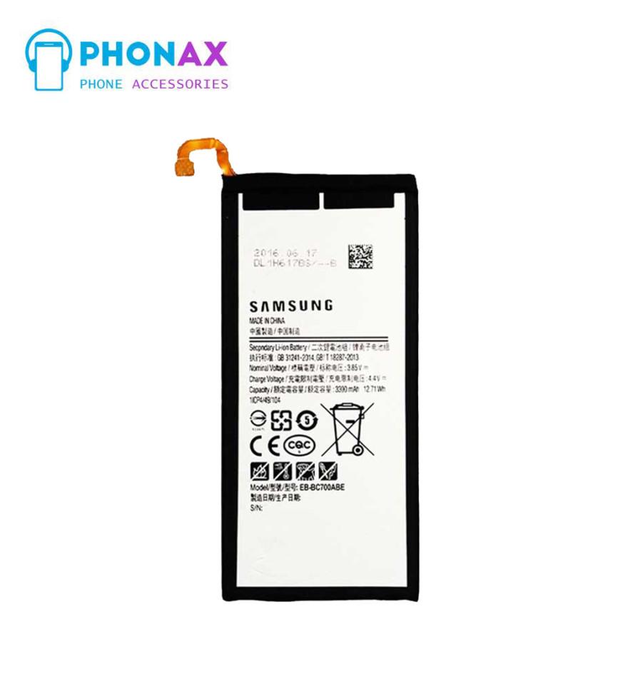 تصویرباتری اورجینال سامسونگ Galaxy C7 Pro با 12 ماه گارانتی با یکسال گارانتی و ضمانت تعویض (حتی بادکردگی)