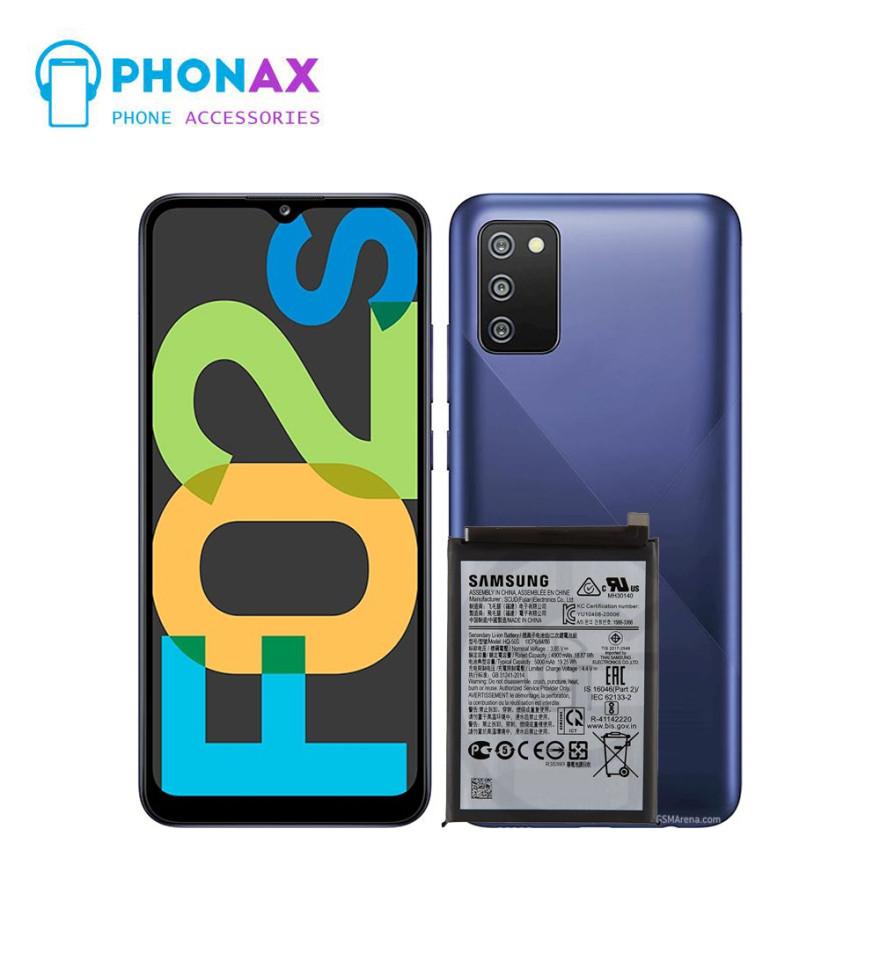 تصویرباتری اورجینال سامسونگ Galaxy F02s با یکسال گارانتی و ضمانت تعویض (حتی بادکردگی)