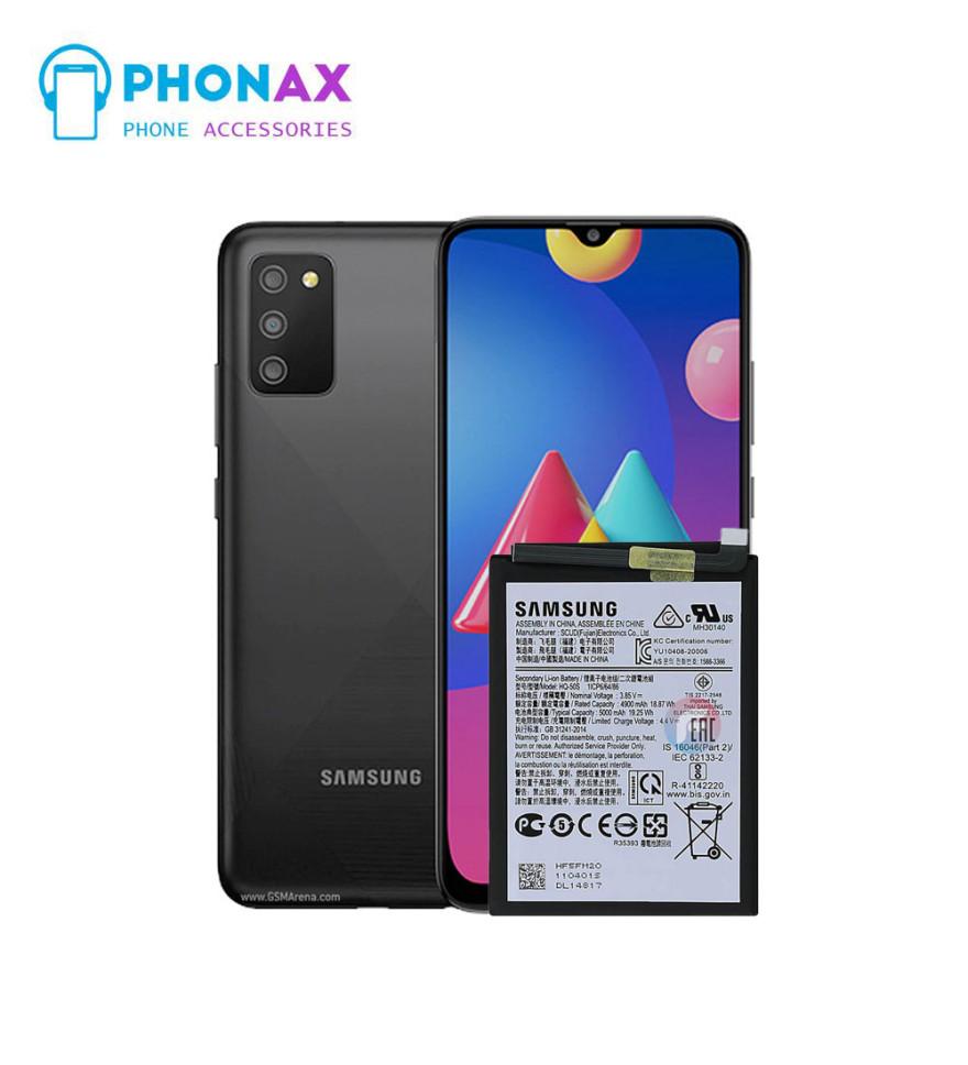 تصویرباتری اورجینال سامسونگ Galaxy M02S با یکسال گارانتی و ضمانت تعویض (حتی بادکردگی)