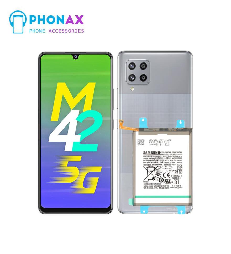 تصویرباتری اورجینال سامسونگ Galaxy M42 5G با یکسال گارانتی و ضمانت تعویض (حتی بادکردگی)