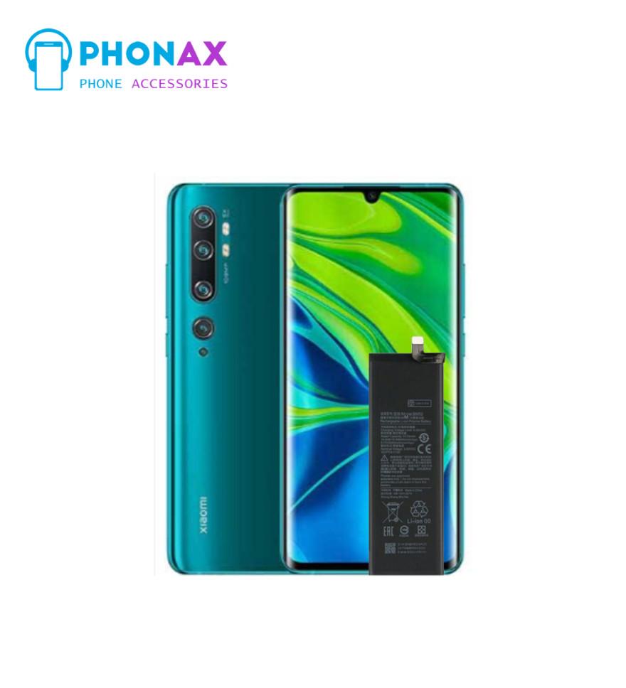 تصویرباتری شیائومی اورجینال Mi Note 10 مدل BM52 با یکسال گارانتی و ضمانت تعویض (حتی بادکردگی)