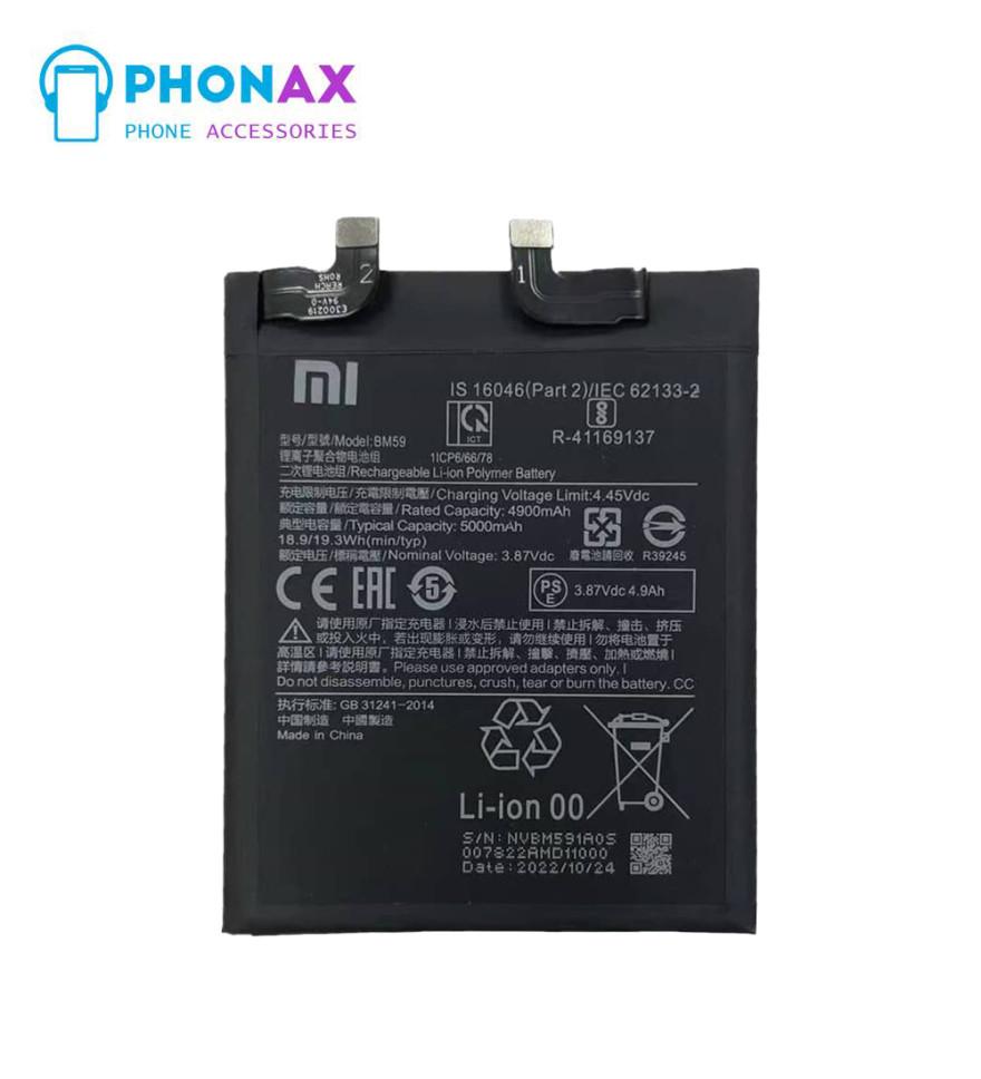 تصویرباتری اورجینال شیائومی ۱۱ تی مدل BM59 با یکسال گارانتی و ضمانت تعویض (حتی بادکردگی)