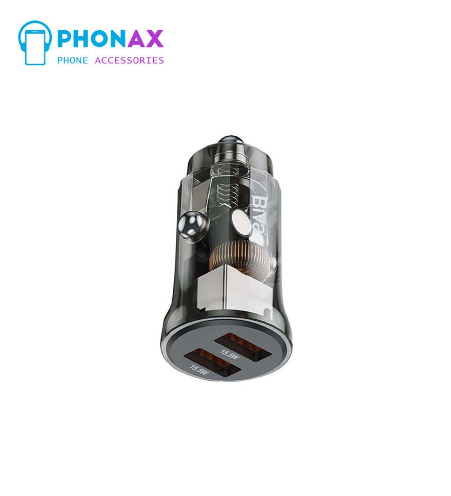 تصویرشارژر فندکی 15 وات بیوا مدل Biva CC-08