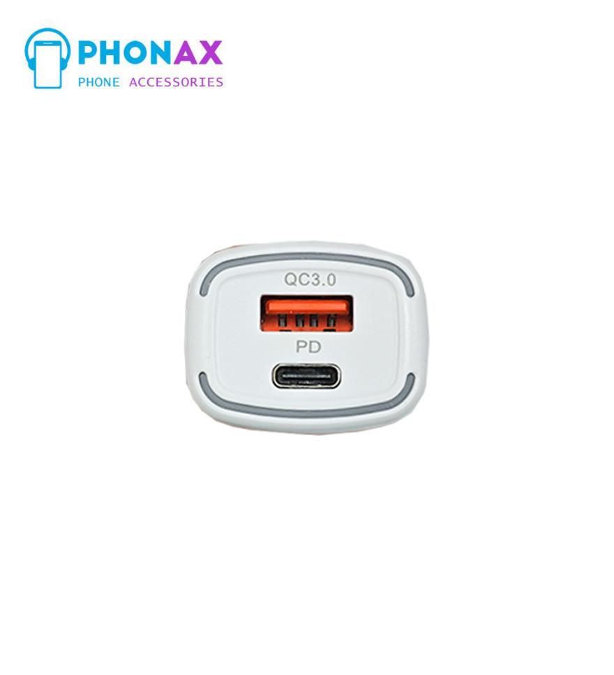 تصویرشارژر فندکی فست شارژر WKN-706 55W