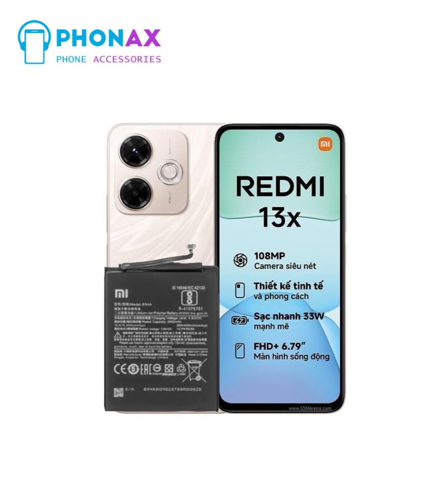 تصویرباتری اورجینال شیائومیXiaomi Redmi 13x با 12 ماه گارانتی