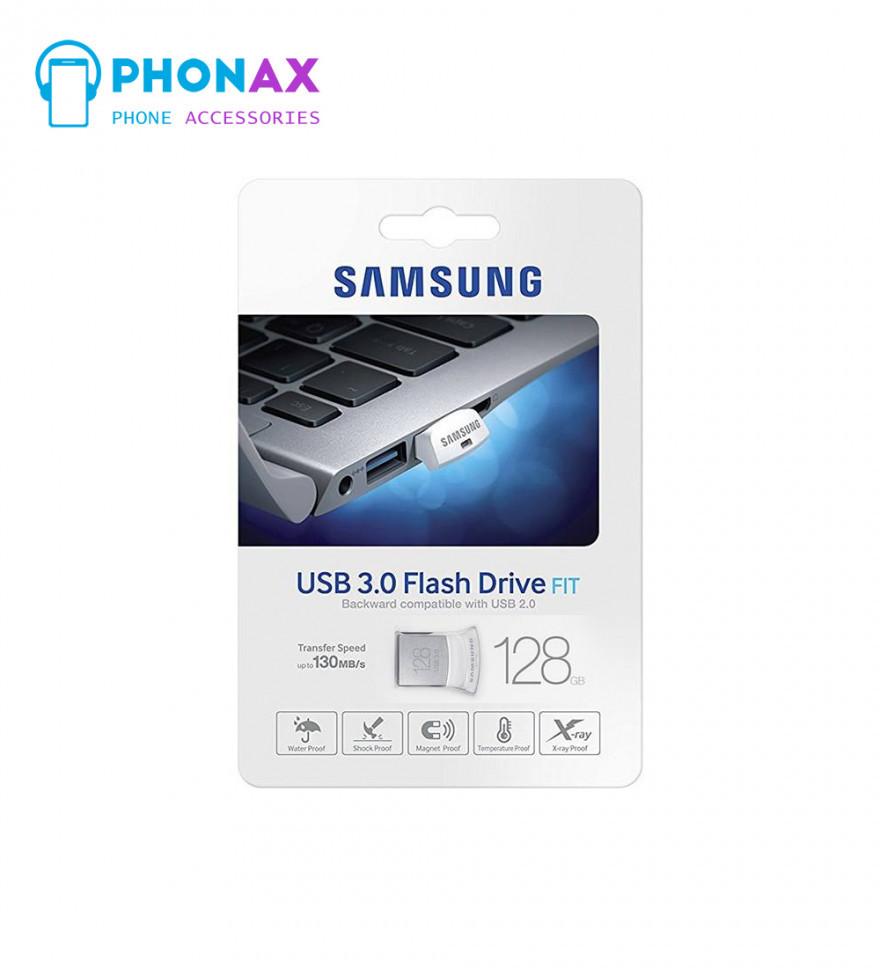 تصویرفلش مموری سامسونگ مدل FIT Plus USB ظرفیت 128 گیگابایت با گارانتی مادم العمر