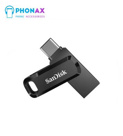 فلش مموری سن دیسک Ultra Dual Drive GO USB 3 ظرفیت 64 گیگابایت 18ماه گارانتی شرکتی