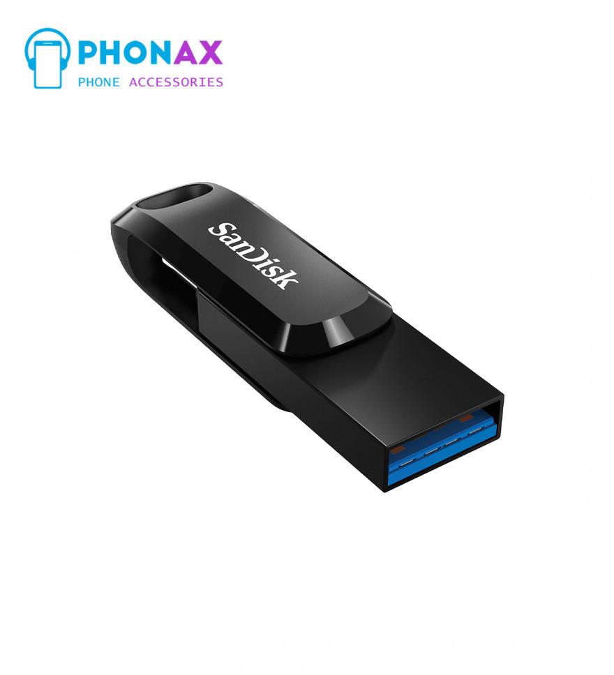 تصویرفلش مموری سن دیسک Ultra Dual Drive GO USB 3 ظرفیت 64 گیگابایت 18ماه گارانتی شرکتی