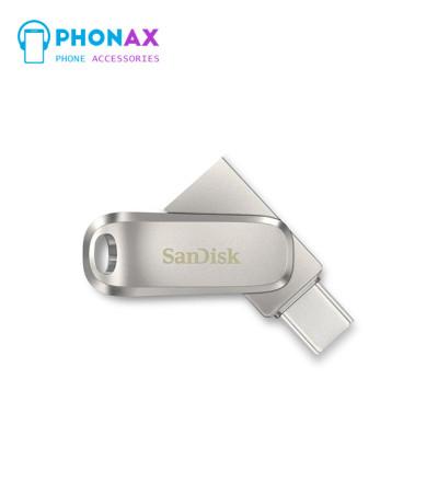 فلش مموری سن دیسک مدل Ultra Dual Drive Luxe ظرفیت 64 گیگابایت گارانتی مادام العمر