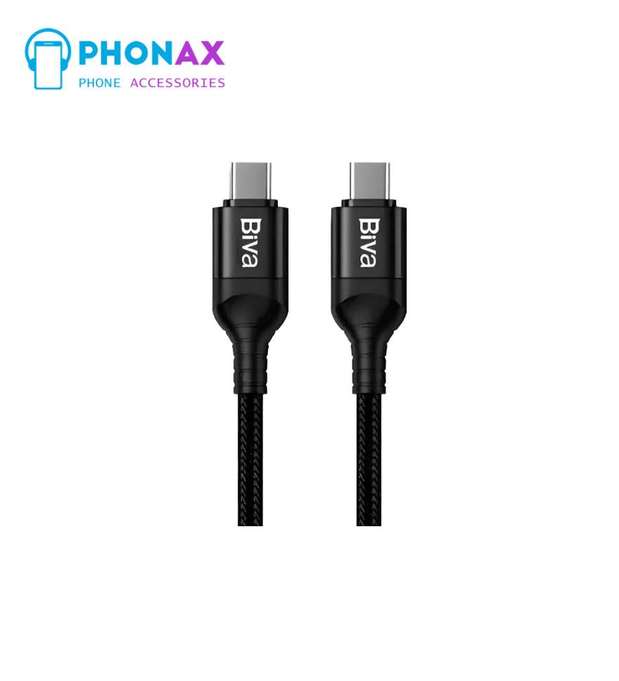 تصویرکابل شارژ Type-C به Type-C طول 1.2 متر Biva C-03CC