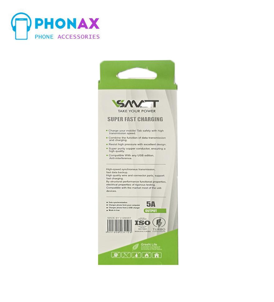 تصویرکابل شرکتی وی اسمارت Type-c مدل VS‑600