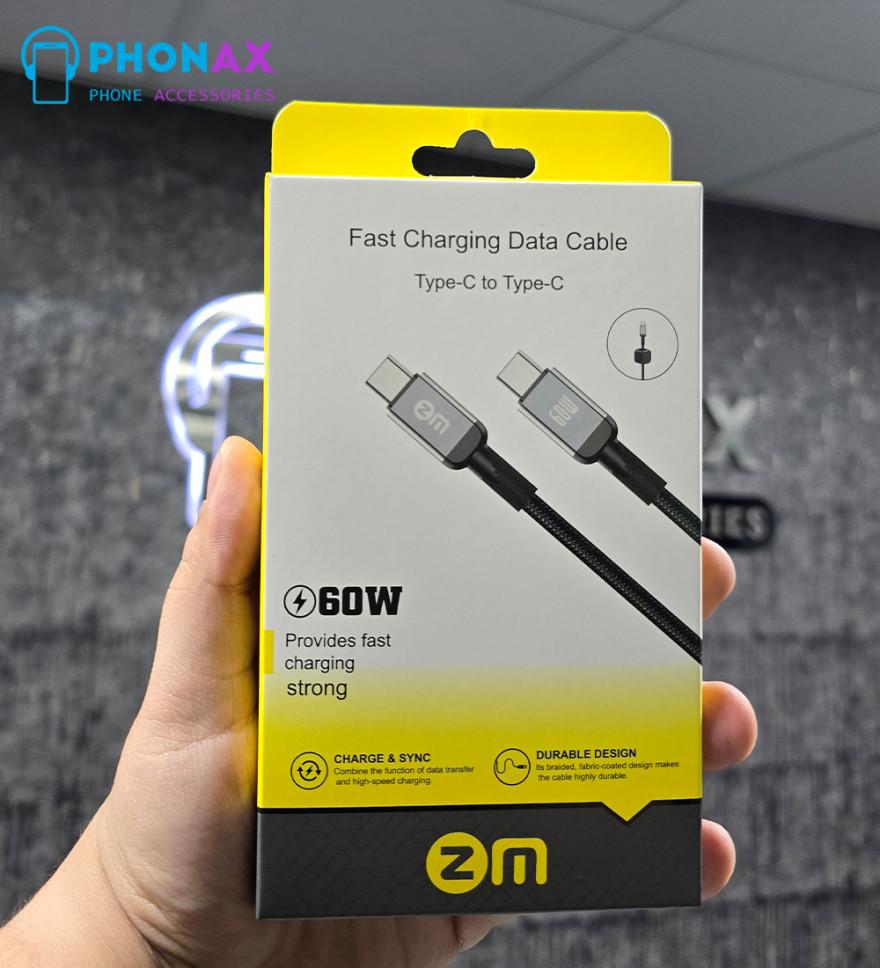 تصویركابل Type-C to Type-C 2m برند ZM کنفی