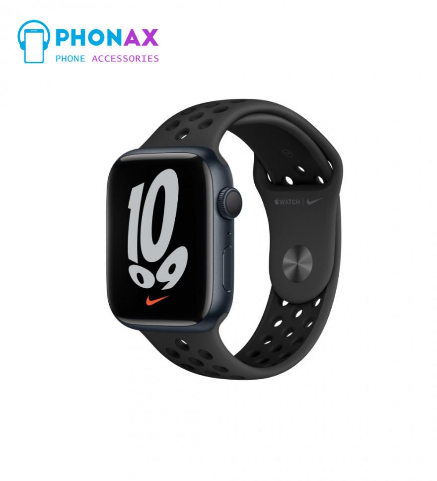 تصویرساعت هوشمند اپل واچ سری 7 مدل 41mm Aluminum Case with Nike Sport Band