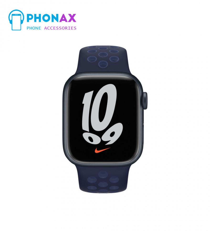 تصویرساعت هوشمند اپل واچ سری 7 مدل 41mm Aluminum Case with Nike Sport Band