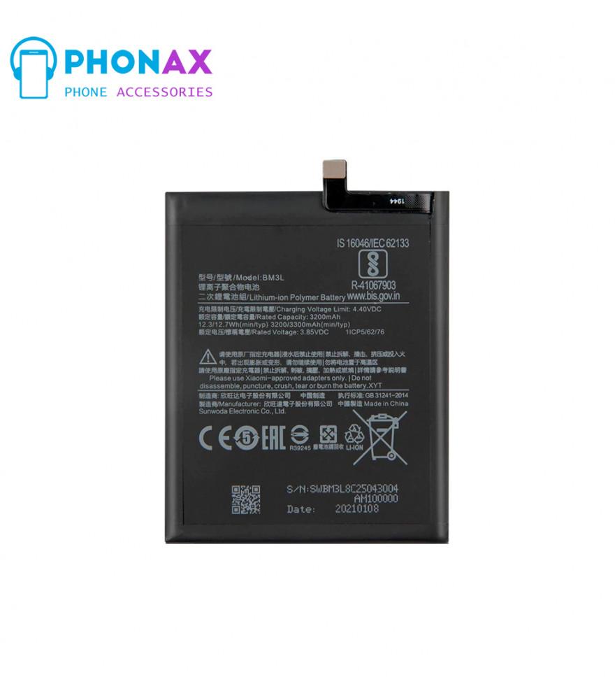 تصویرباتری اورجینال شیائومی Mi 9 مدل BM3L با یکسال گارانتی و ضمانت تعویض (حتی بادکردگی)