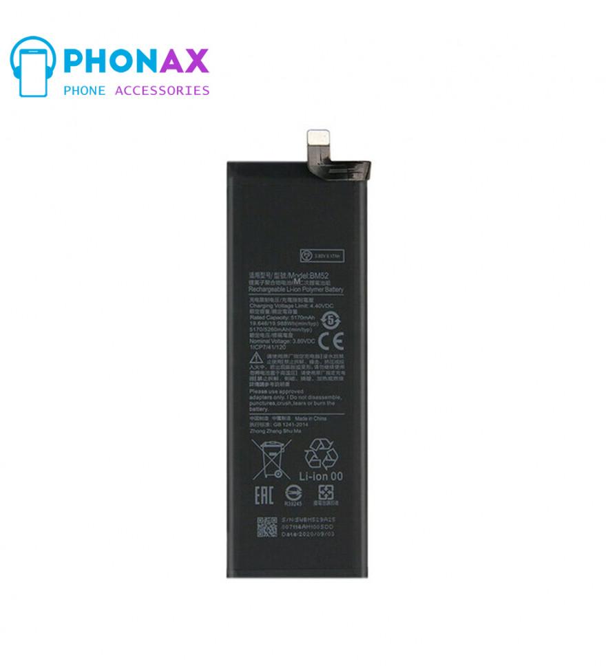 تصویرباتری شیائومی اورجینال Mi Note 10 مدل BM52 با یکسال گارانتی و ضمانت تعویض (حتی بادکردگی)