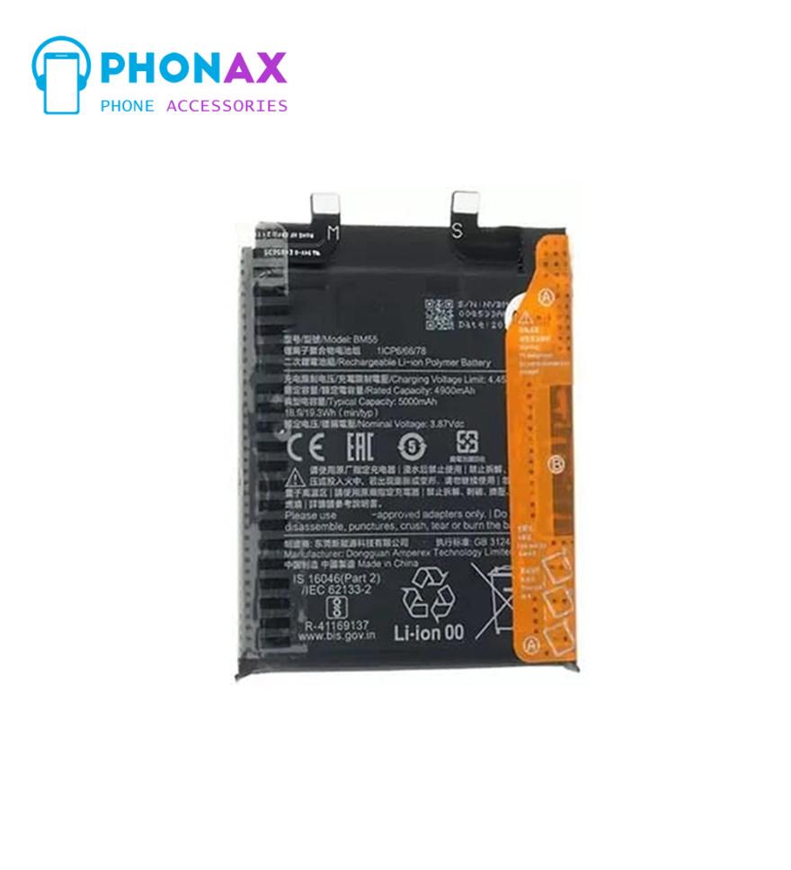 تصویرباتری گوشی شیائومی 11Ultra مدل BM55 با یکسال گارانتی تعویض (حتی بادکردگی)