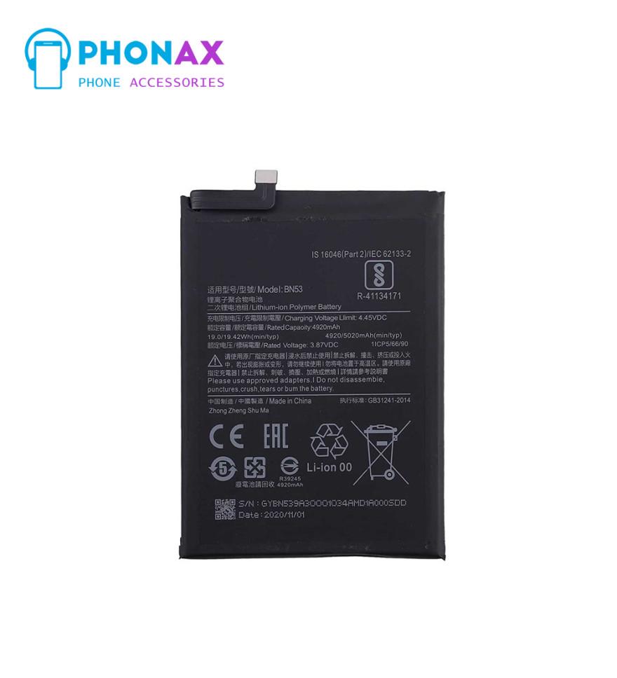 تصویرباتری اورجینال شیائومی Note 10 Pro مدل BN53 با یکسال گارانتی و ضمانت تعویض (حتی بادکردگی)