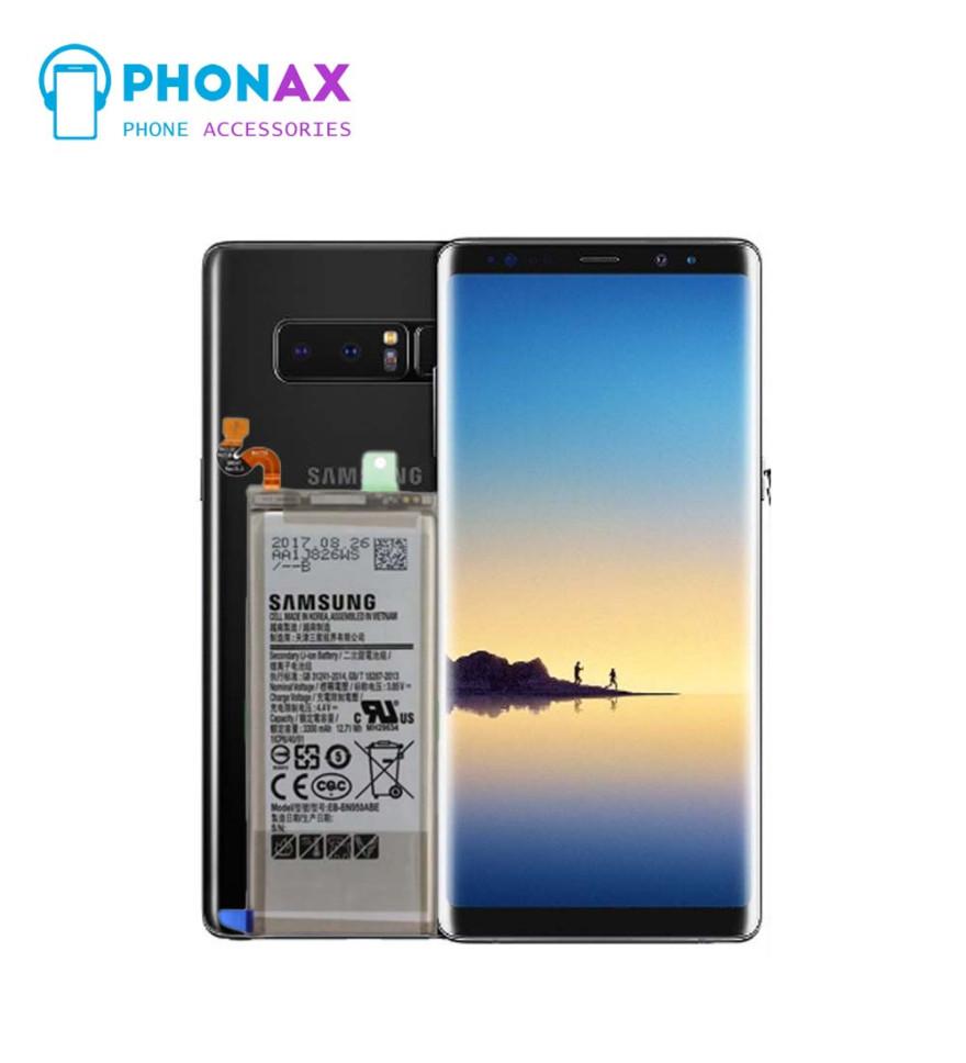 تصویرباتری سامسونگ گلکسی NOTE 8 با ضمانت تعویض (حتی بادکردگی)