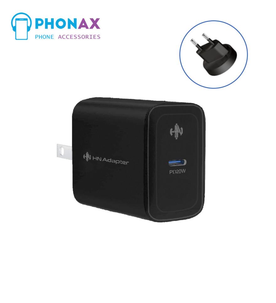تصویرآداپتور شارژر 20W PD برند HN با ضمانت تعویض 12 ماهه